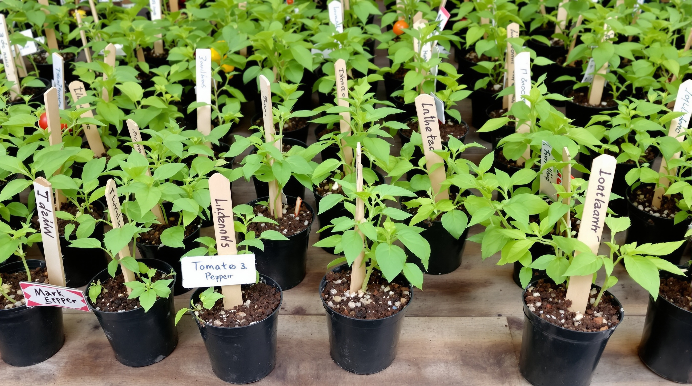 Plant sale vegetable seedlings